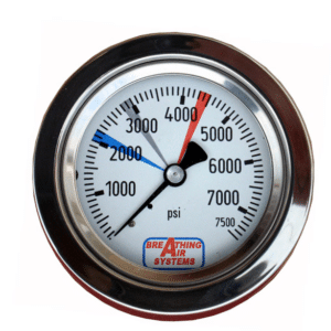 Breathing Air System LFP631500 Panel Mount Gauge